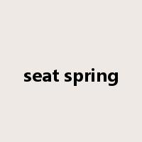 seat spring是什么意思