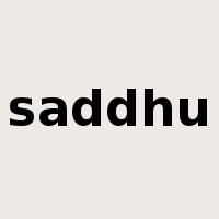 saddhu是什么意思