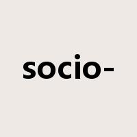socio-是什么意思