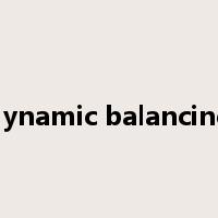 dynamic balancing是什么意思
