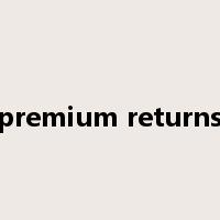 premium returns是什么意思