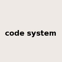 code system是什么意思