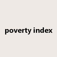 poverty index是什么意思