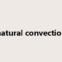 natural convection是什么意思