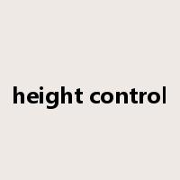 height control是什么意思