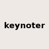 keynoter是什么意思