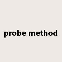 probe method是什么意思