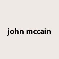 john mccain是什么意思