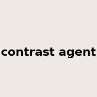 contrast agent是什么意思