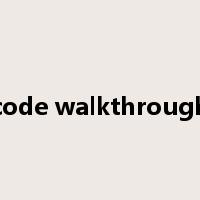 code walkthrough是什么意思