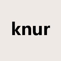 knur是什么意思