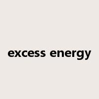 excess energy是什么意思