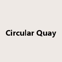 Circular Quay是什么意思
