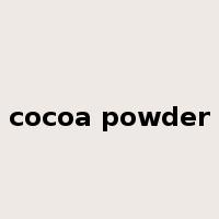 cocoa powder是什么意思