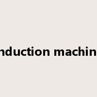 induction machine是什么意思