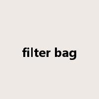 filter bag是什么意思