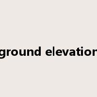 ground elevation是什么意思