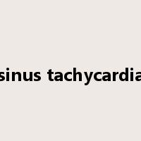 sinus tachycardia是什么意思