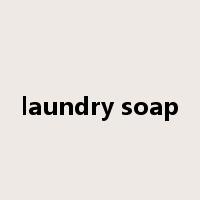 laundry soap是什么意思