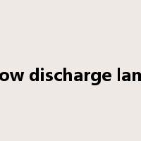 glow discharge lamp是什么意思