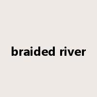 braided river是什么意思