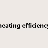 heating efficiency是什么意思