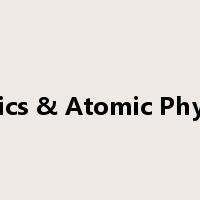 Optics & Atomic Physics是什么意思