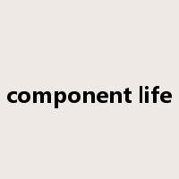 component life是什么意思
