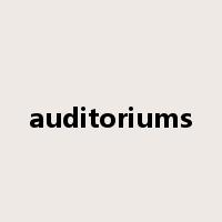 auditoriums是什么意思