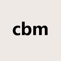 cbm是什么意思