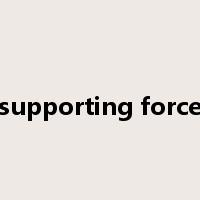 supporting force是什么意思