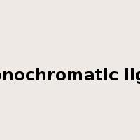 monochromatic light是什么意思
