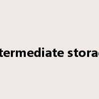 intermediate storage是什么意思