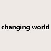changing world是什么意思