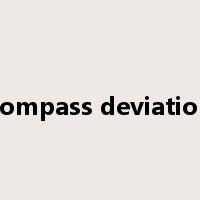 compass deviation是什么意思