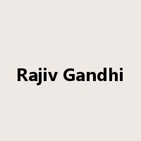 Rajiv Gandhi是什么意思