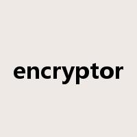 encryptor是什么意思