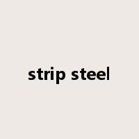 strip steel是什么意思