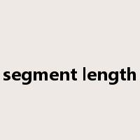 segment length是什么意思