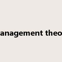 management theory是什么意思