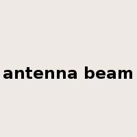 antenna beam是什么意思