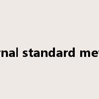 internal standard method是什么意思