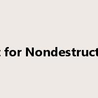 Instrument for Nondestructive Testing是什么意思