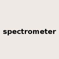 spectrometer是什么意思