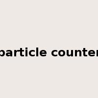 particle counter是什么意思