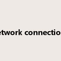 network connections是什么意思