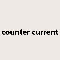 counter current是什么意思
