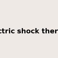 electric shock therapy是什么意思