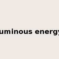 luminous energy是什么意思