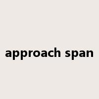 approach span是什么意思